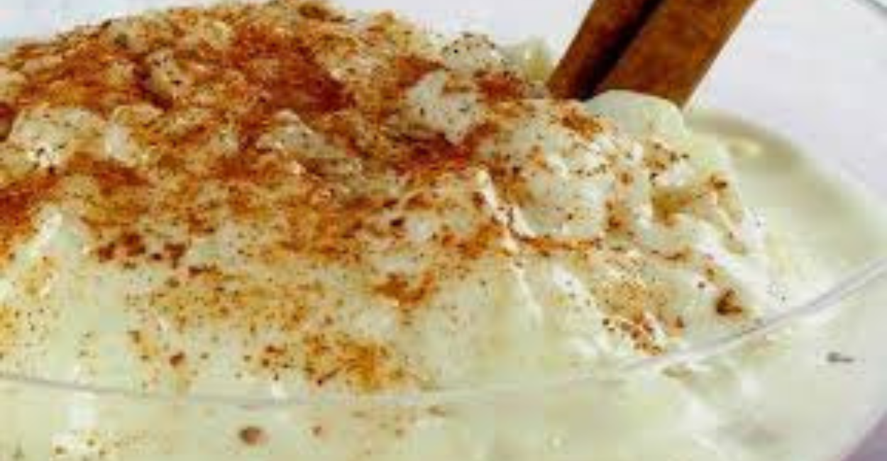 arroz doce cremoso