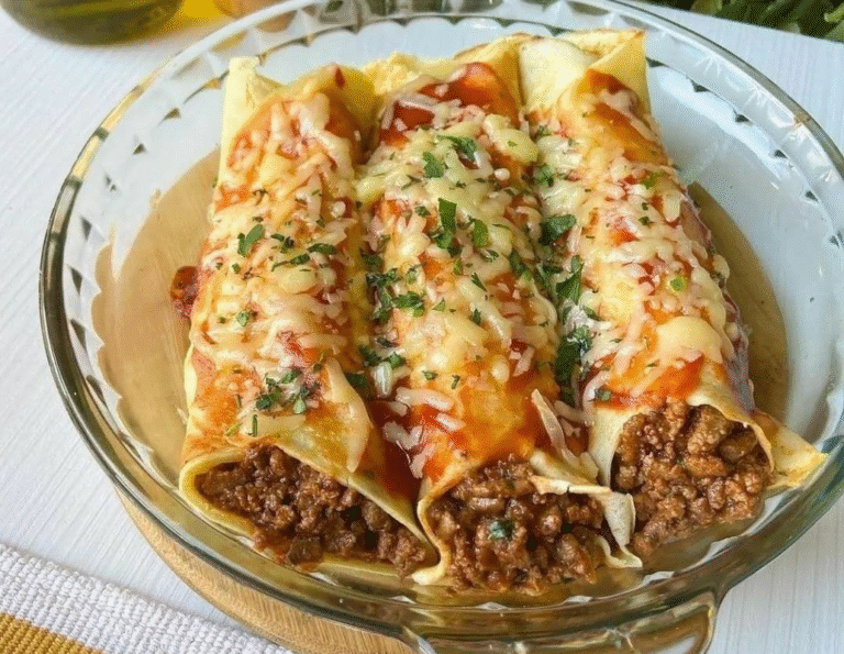 Panquecas de carne moída